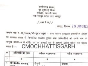 CG IPS Transfers: Responsibilities of 2 IPS officers changed...view order