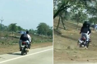 CG Live Accident: Shocking road accident of bike riders...see VIDEO