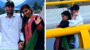 Facebook Friend: Anju VS Nasrullah doing a romantic shoot holding hands in Pakistani valleys... Still denying love affair...? View VIDEO