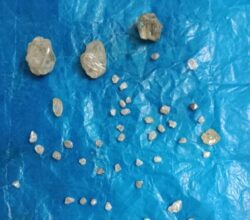 Mainpur Police: Big news from Gariaband district first...! 2 arrested with 54 pieces of precious diamonds are seen in the picture