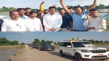 A big blow to BJP...! District Panchayat Vice President's husband left for Bhopal with a convoy of 500 vehicles...Tomorrow he will take Congress membership in front of Ex CM...Know?