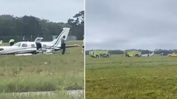 Plane Crash Breaking: Big news...! Pilot's health deteriorated ... Passenger operated the plane ... Crash during landing