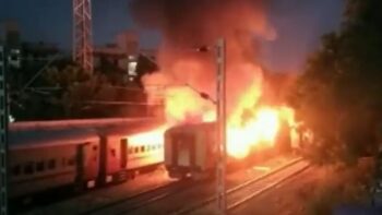 Madurai Train Fire: Very sad news…! Fierce fire in the train going from Lucknow to Rameshwaram… 10 killed… see gruesome VIDEO