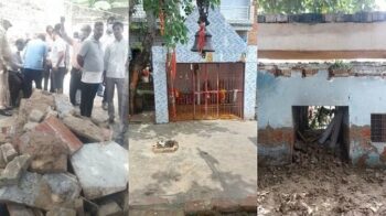 Shiv Mandir: Big accident on Monday morning... People were worshiping in the Shiv temple when the roof collapsed