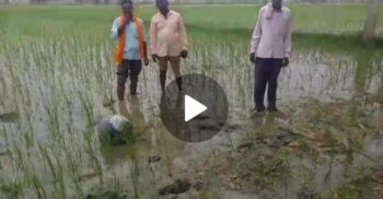 Large Meteorite: 'Aafat' fell from the sky in the field… Villagers in panic due to the falling of the glowing ball… Watch the shocking VIDEO