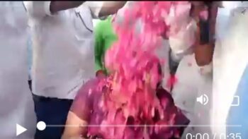Farewell of DM: This IAS was bathed with rose petals...know the reason VIDEO