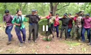 Celebration of Naxalites: 'Red Terror' dancing in the greenery of Bastar...This video of Naxalites dancing went viral