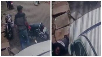 Live Death Breaking: Live VIDEO of death…! A snake bit a young man on a moving bike… see what happened next