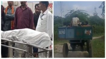 Manavta Sharmsar: After all, a 'garbage cart' was destined to carry the 'dead body'... watch the video of the shameful incident.