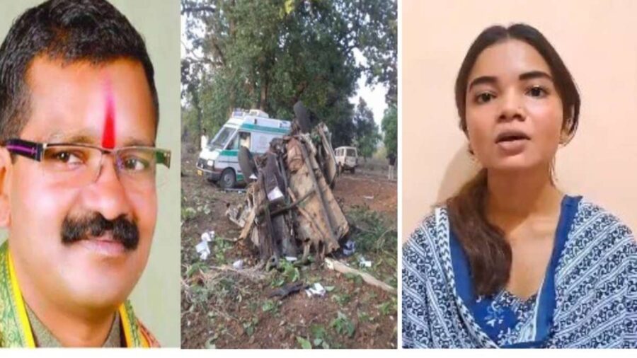 MLA Late Bhima Mandavi: Big news from Dantewada...! Late MLA's daughter Deepa Mandavi's question to BJP - Why did they do this to her...? See what the question is...VIDEO