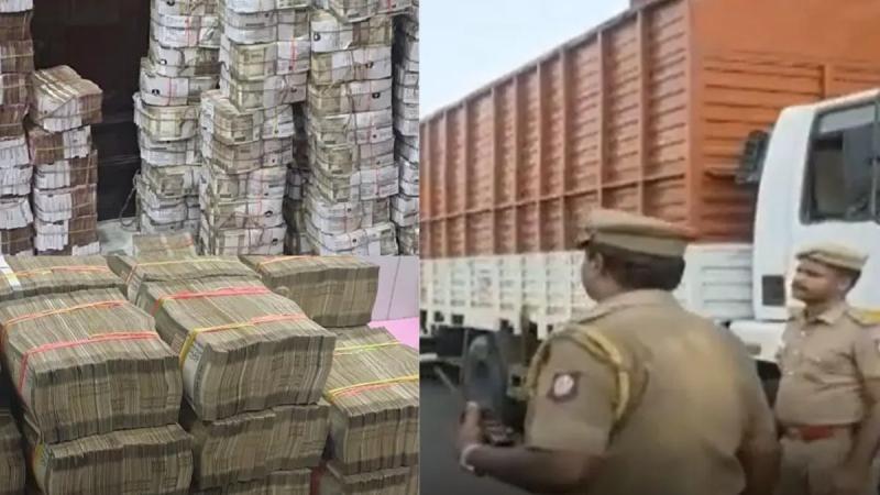 Election Duty: Police found a truck filled with Rs 750 crore cash on NH... If the truth is known...?