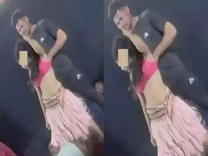Nude Dance Video: Obscene dance in 'Mandai Mela'... Clothes removed from girl's body
