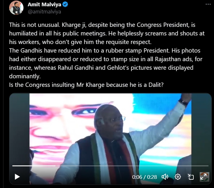Mallikarjun Kharge: BJP shared this disturbing VIDEO of Congress President 'Kharge'...Know