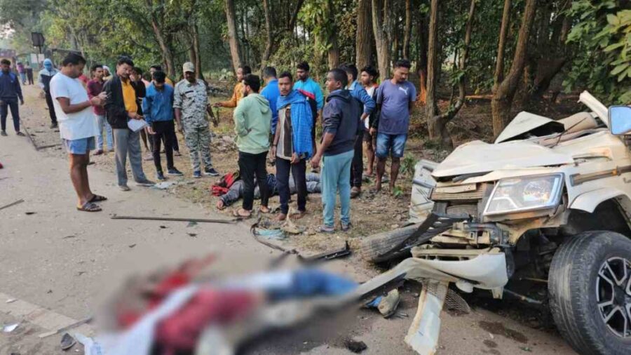 Highway Accident: News of a very painful accident came from Kondagaon...! Painful death of 3 teachers...all the deceased were returning after collecting ballot boxes.