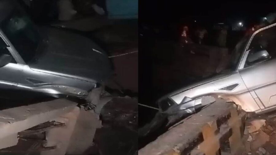Car Accident: Big news...! MLA's car met with an accident late at night...what happened next see VIDEO