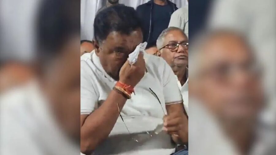 Congress ki Haar: Congress candidates cried in the gratitude meeting...! EX CM serious allegations...watch VIDEO