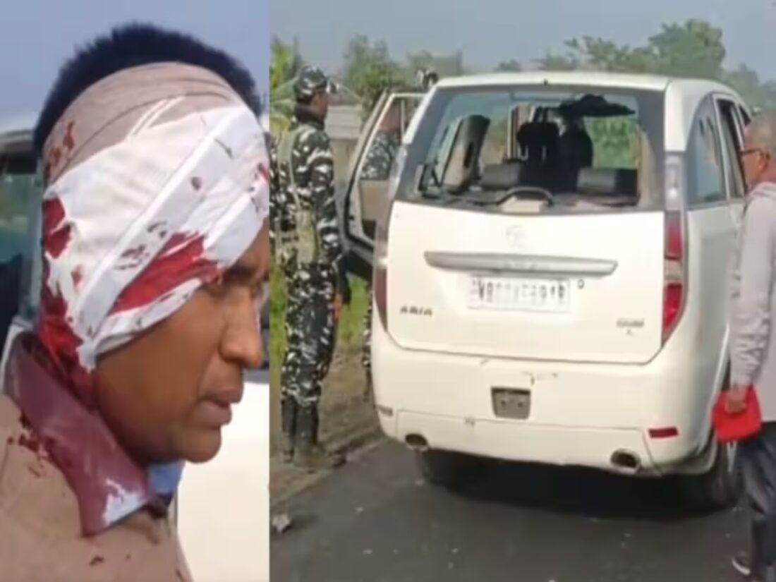 ED Raid Breaking: ED responded to the attack...! The 'team' reached TMC leader's house with 24 CRPF vehicles early in the morning...see VIDEO