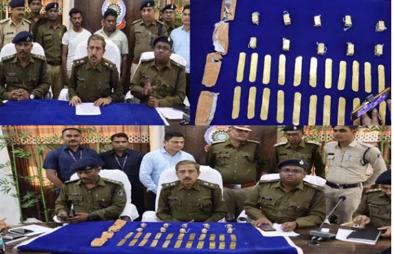 Mahasamund Police: Big news from Mahasamund...! GOLD worth Rs 5 crore found in luxury car...huge quantity of gold biscuits and leaves also found