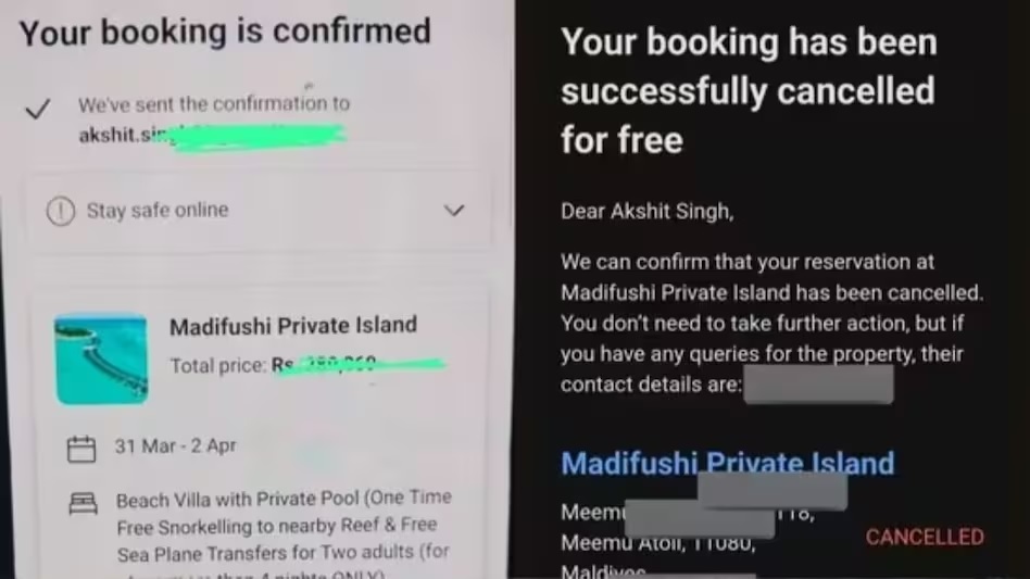 Boycott Maldives: Sorry Maldives...I have my own 'Lakshadweep'...! Customer canceled booking and shared information on