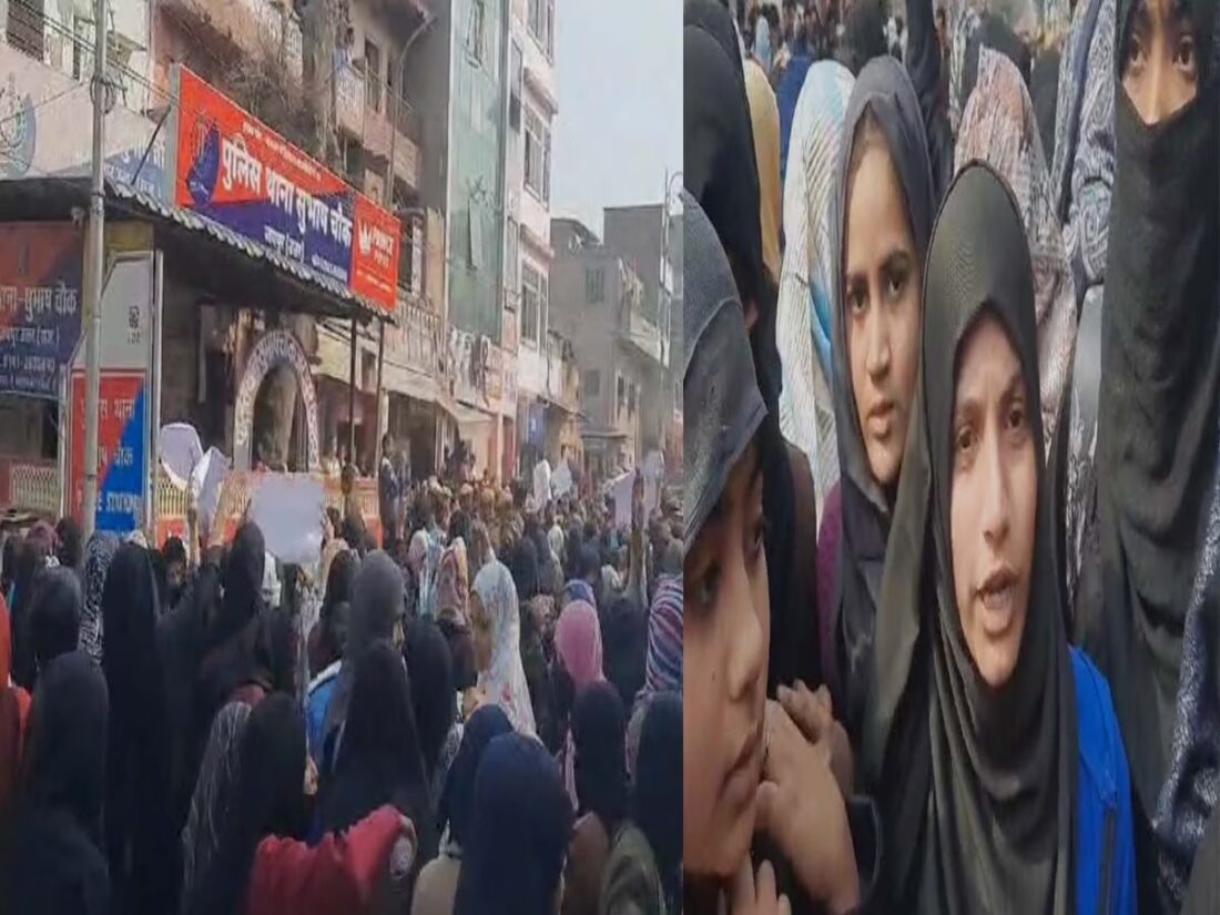 Balmukund Acharya: Big breaking...! Muslim girl students open front against BJP MLA...Demand for FIR...Know the whole incident