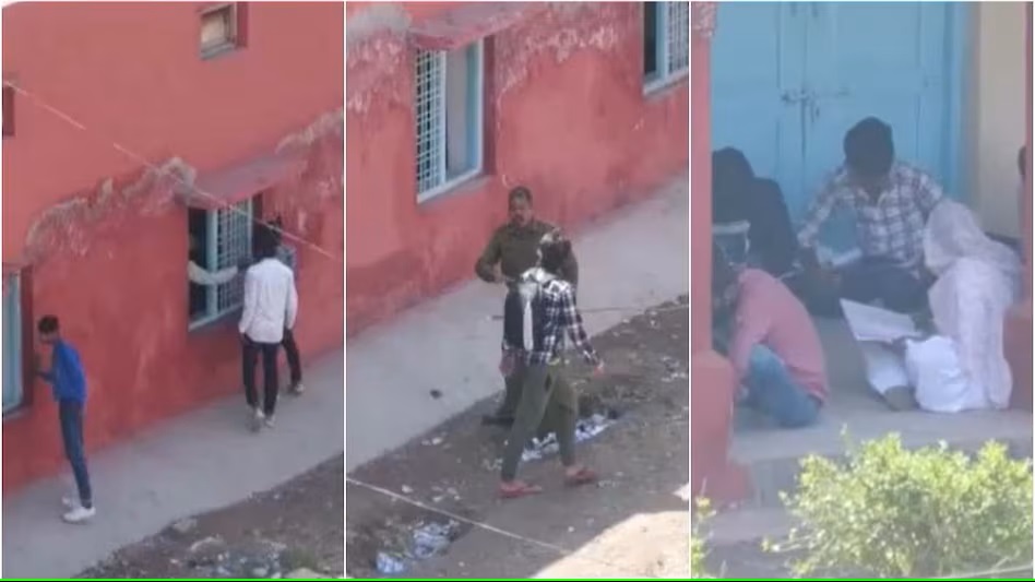 Board Exam Cheating Video Viral: Those who cheat are fearless and those who cheat are relaxed...! District administration failed...watch shocking VIDEO