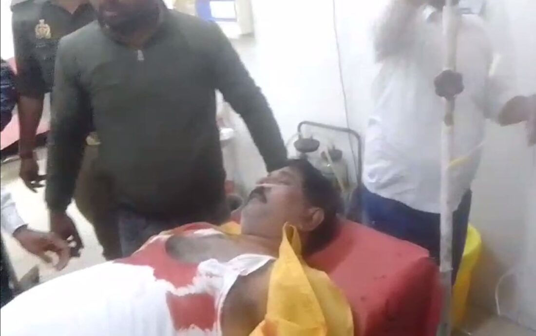 BJP Leader Murder: BJP leader Pramod Yadav shot dead in broad daylight...before this his father was also shot with bullets...see VIDEO