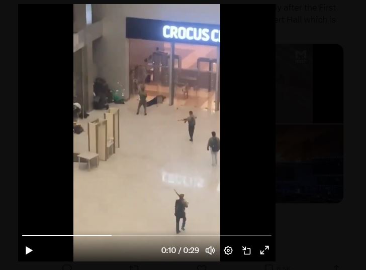 Concert Hall: Big terrorist attack in the concert hall of Moscow...watching this VIDEO the soul will tremble...indiscriminate firing and death of countless people