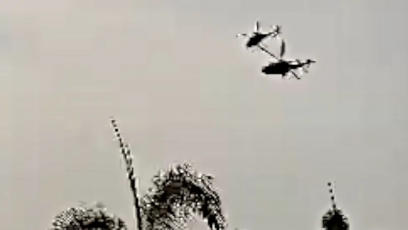 Helicopter Collision: Watch VIDEO…Collision of two helicopters…10 people died