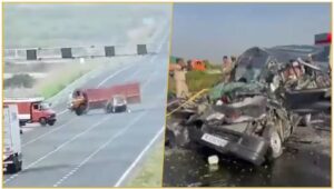 Driver Negligence Accident : मत करें ये गलतियां…! अचानक मुड़ा ट्रक… पलभर में परिवार के 6 लोगों की मौके पर मौत…देखिए दर्दनाक VIDEO