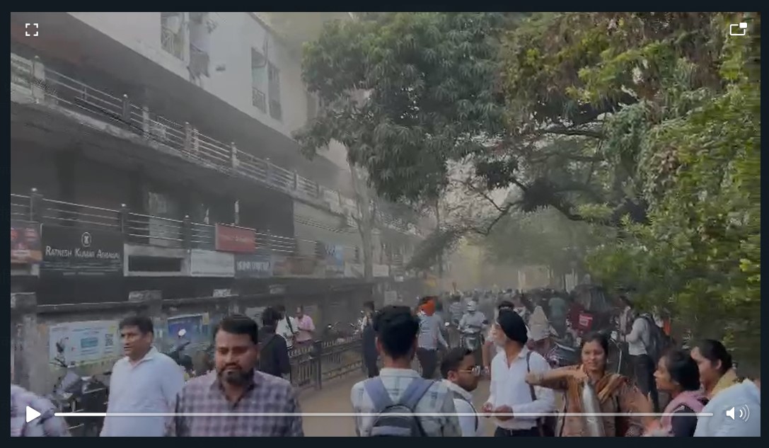 Lal Ganga Shopping Complex: Raipur Breaking…! Fire breaks out in Lal Ganga Shopping Complex…see