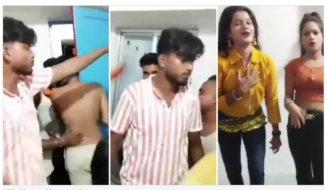 Dance of Bar Girls: Police station chowkidar did obscene dance with bar dancers... watch the video here