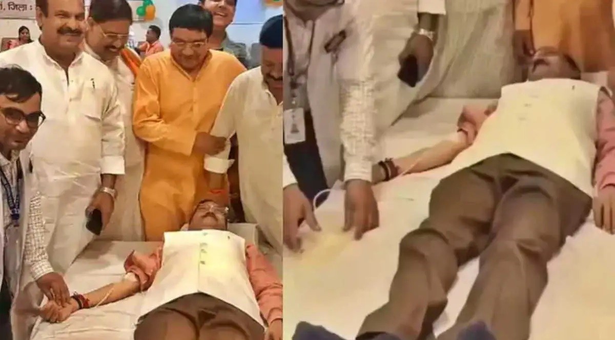 MLA ki Kartut : 'Mayor' did fake 'blood donation' drama on PM Modi's birthday...got his photo clicked while lying on the bed...listen to what he said next in the video