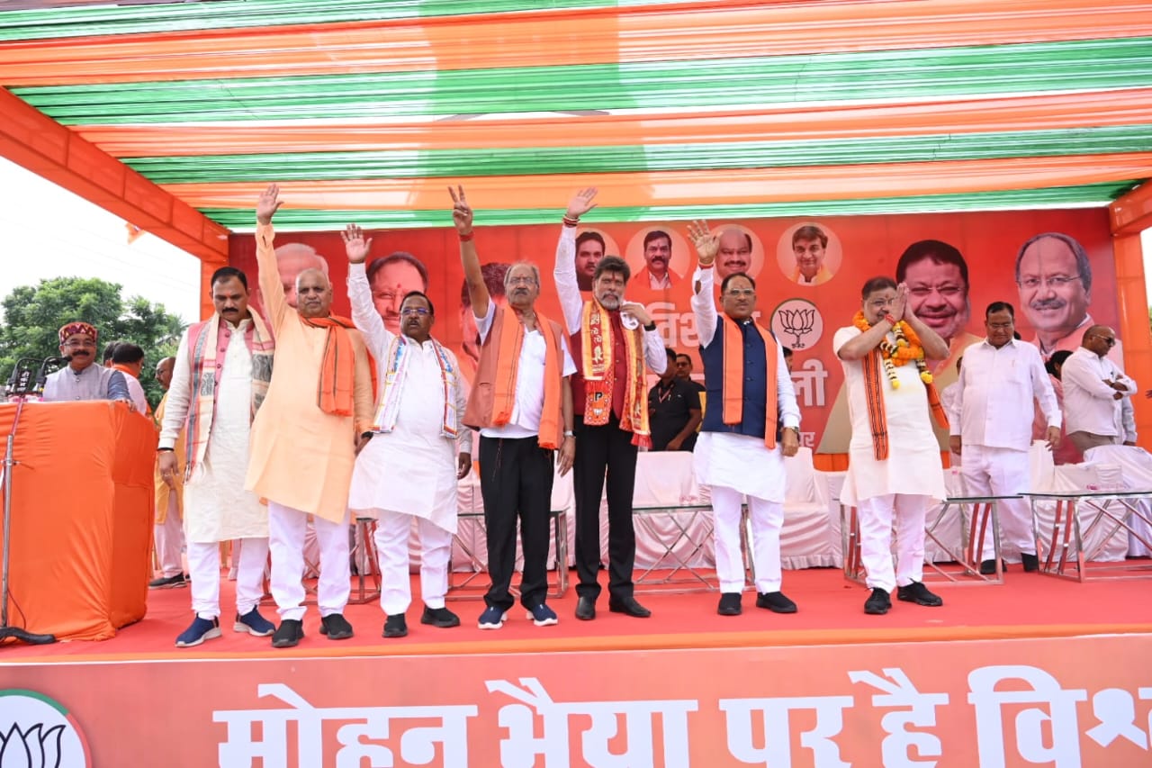 BJP Nomination Rally: The huge crowd at the nomination rally boosted the enthusiasm of BJP workers