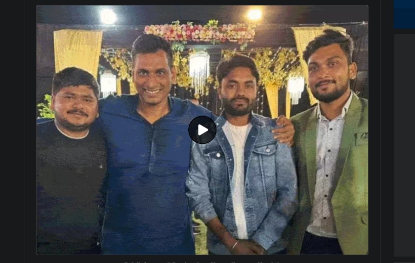 This picture of Congress MLA Devendra Yadav with the killer of the head constable's family... BJP posted it on 'X'... See what was written here