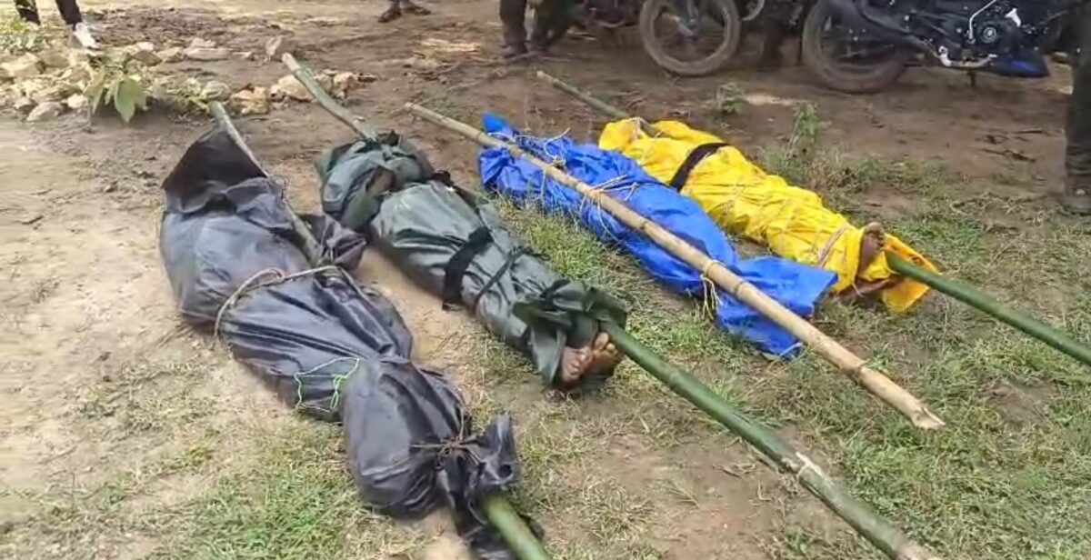 Dead Naxalites Identification: Identification of 38 Naxalites killed in sequence continues... Watch the video here