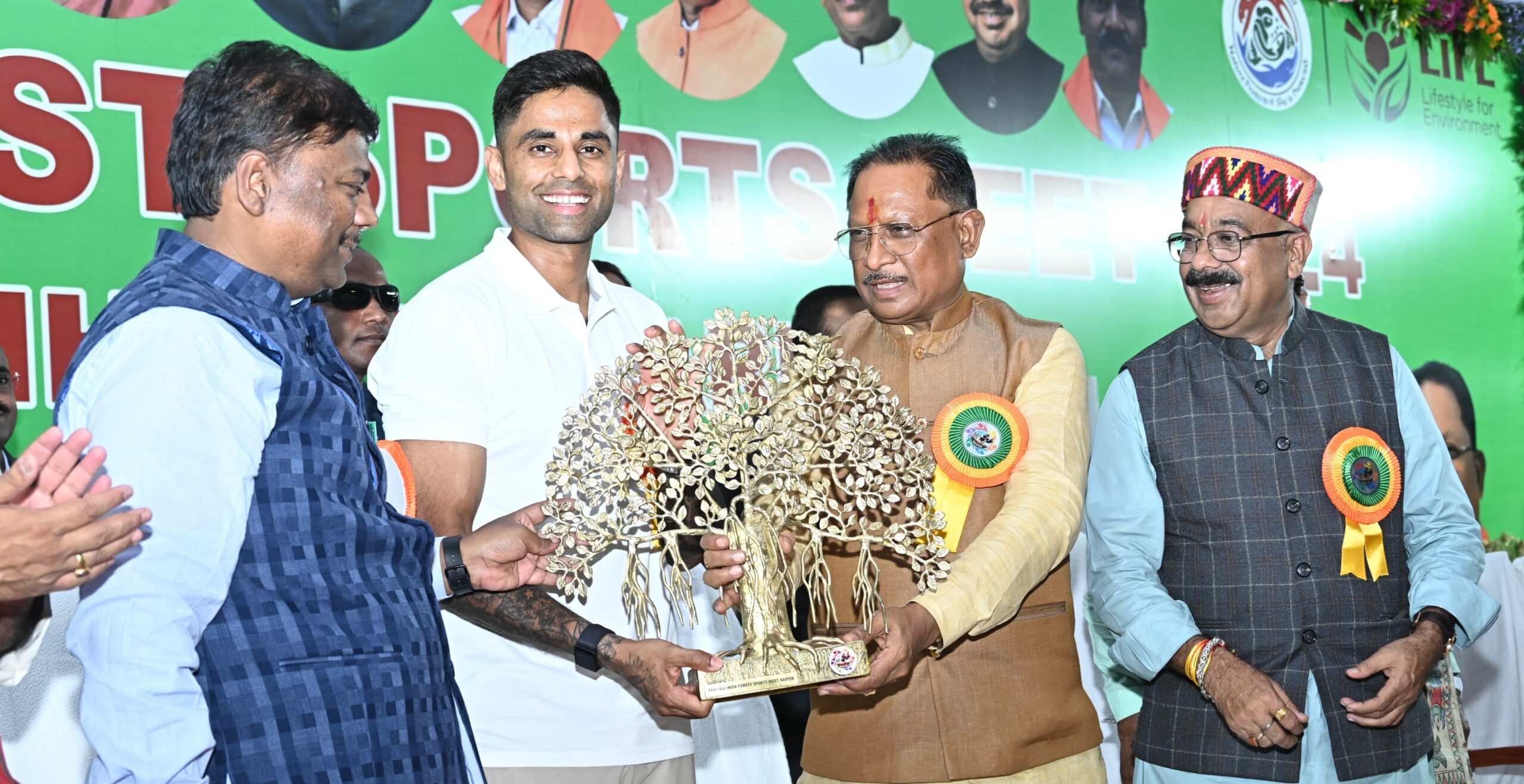 27th Forest Sports Festival: Chief Minister honored Indian T20 cricket team captain Surya Kumar Yadav