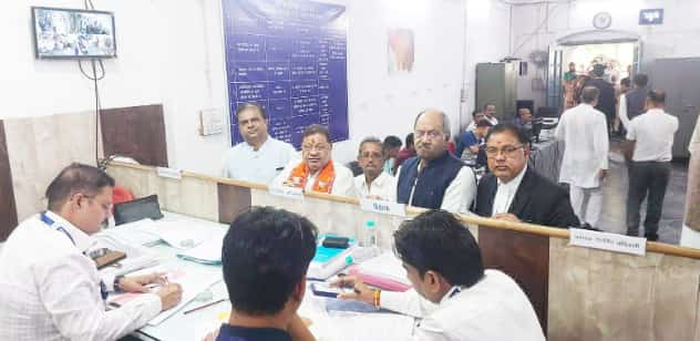 Raipur South By-Election: BJP candidate Sunil Soni filed nomination at auspicious time… will file second set of nomination again in rally on October 25