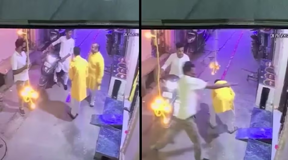 Murder on Diwali: Uncle and nephew celebrating Diwali outside the house were murdered...! The killer touched their feet and fired the bullet... watch the video here