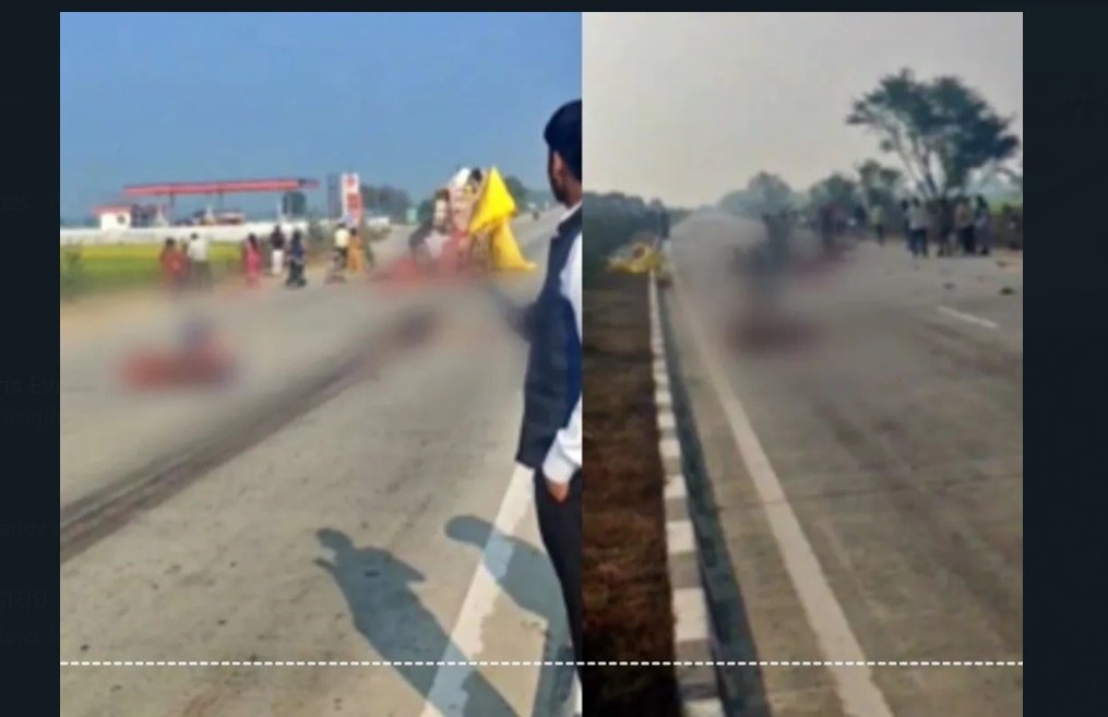 Maha Kumbh Snan: A mutilated body soaked in blood was found scattered on the road... 6 people returning from Maha Kumbh died