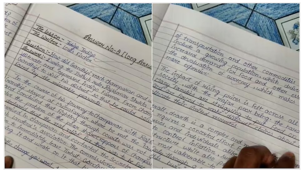 Board Exam: Only a few days are left for the board exam...! In such a situation, the teacher showed the copy with 100 marks out of 100... watch the video here