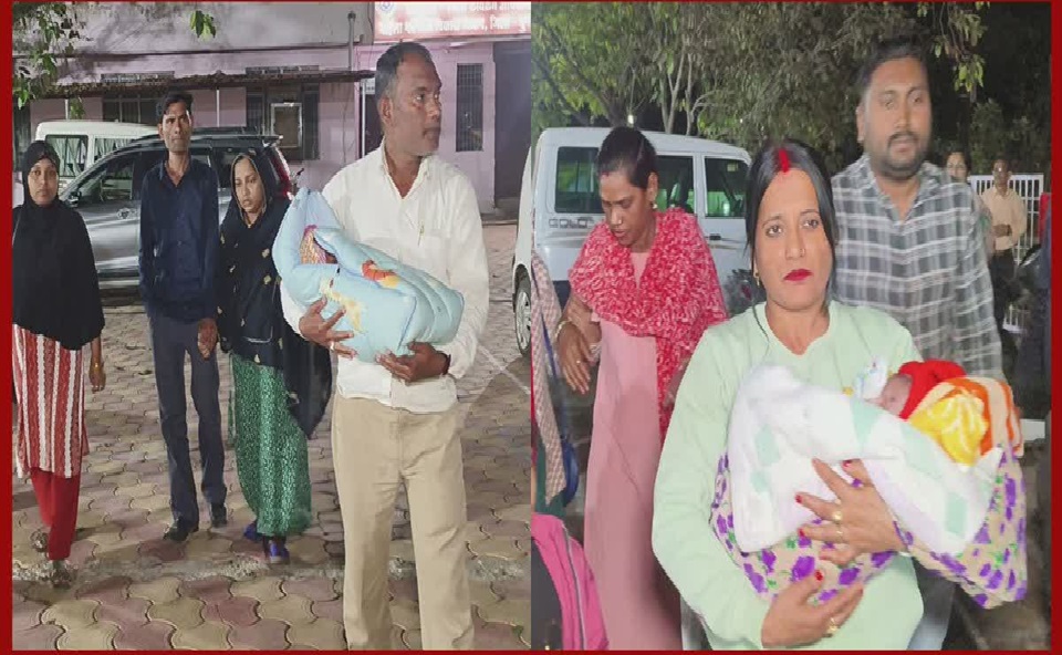 Child Swapping Case: Big negligence in Durg District Hospital...! Two newborn babies swapped...see what happened after that