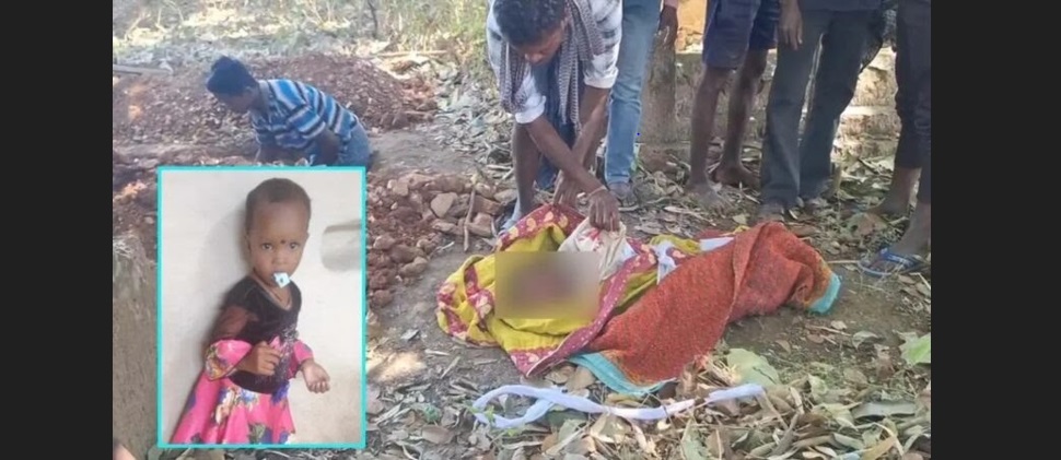 Brutal Murder of Niece: A gruesome incident came to light from Jashpur district...! Uncle cut off the head of his 3-year-old niece and put it in the stove... see here