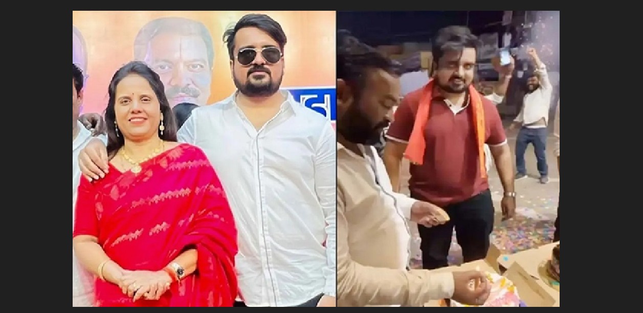 Raipur Mayor Meenal Chaubey's son Mrinank arrested... Mayor in trouble for cutting cake on the road had apologized in the morning itself... VIDEO