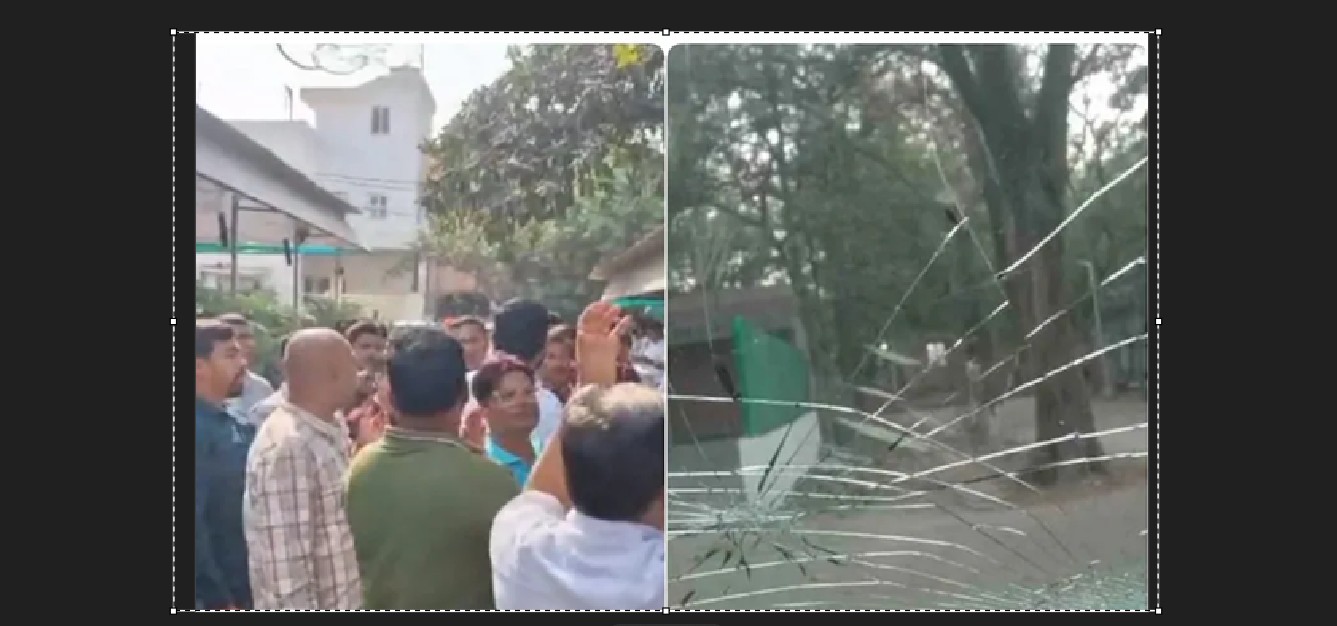 Stone Pelting On ED's Team : Climbed on the bonnet…threw stones…broke glass…ED team returning after raiding Bhupesh Baghel's house…security personnel filed FIR…see whose name is there here…?