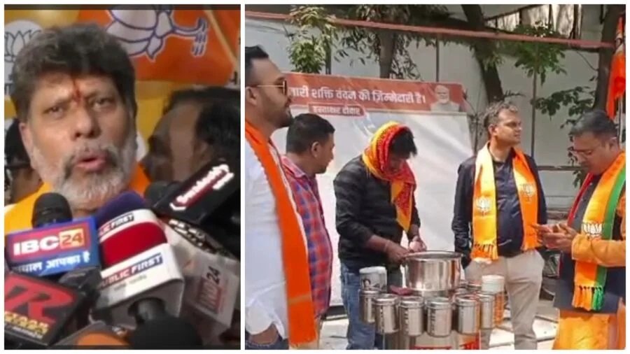 BJP की जीत का जश्न बना देसी उत्सव, झाल मुरी पार्टी से लेकर ढोल-नगाड़ों तक गूंजा जश्न, सियासी माहौल पूरी तरह गर्म